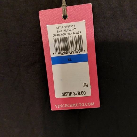 Vince Camuto Tier Sleeve Mesh Top - Picture 5 of 5